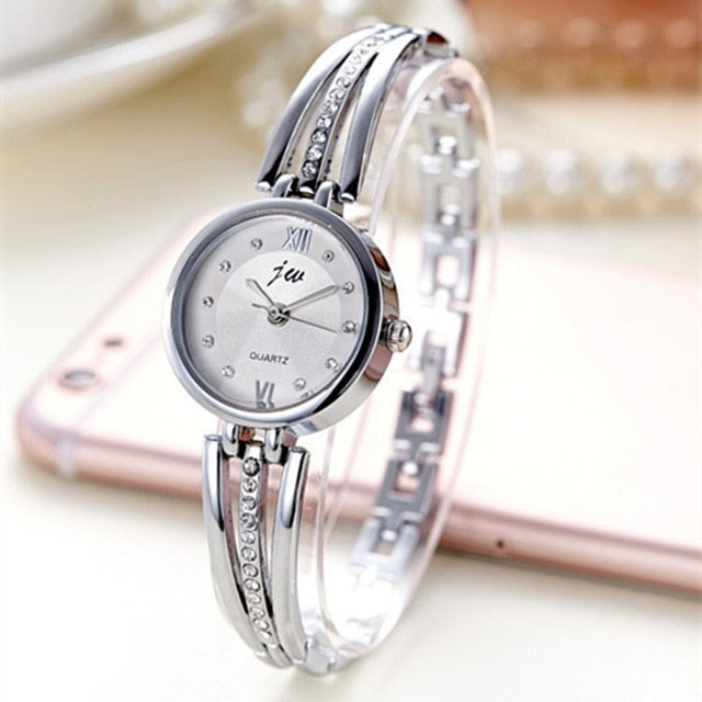 New Fashion Rhinestone Watches Women Luxury Brand Stainless Steel Brac SKDF Shirt New Fashion Rhinestone Watches Women Luxury Brand Stainless Steel Brac SKDF Shirt